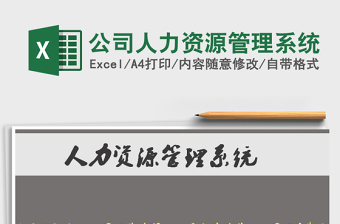 2022年公司人力資源管理系統(tǒng)