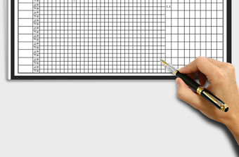 2022年考勤統計表 自動統計免費下載