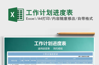 2021年工作計劃進度表