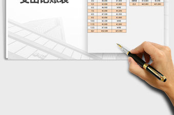 2021年財務費用收入支出記賬表