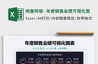 2021年銷售明細-年度銷售業(yè)績可視化圖