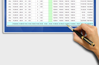2022年工資表（內容齊全）免費下載