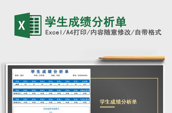 2021年學生成績分析單