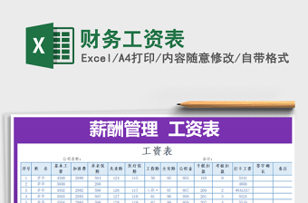 2021年財(cái)務(wù)工資表