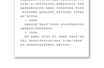 黨支部結(jié)對(duì)共建實(shí)施方案范文
