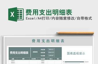 2022年費(fèi)用支出明細(xì)表免費(fèi)下載