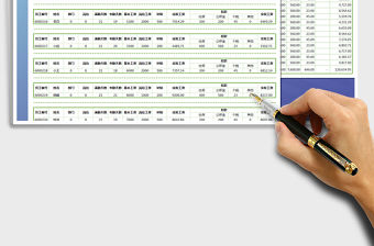 2022年工資明細表+員工工資條免費下載