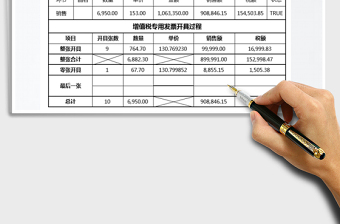2021年專票計(jì)算表