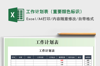 2022追踪改善表颜色标识