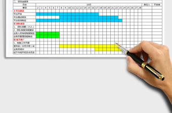 2021年项目进度计划表