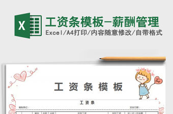 2021年工資條模板-薪酬管理