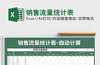 2021年銷售流量統(tǒng)計表