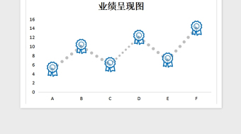 2021年可視化圖表—精美多種色彩折線圖免費下載