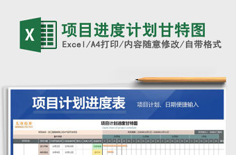 2021年項目進度計劃甘特圖