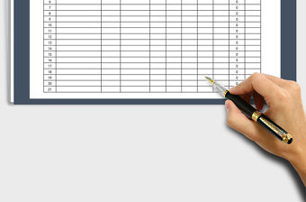 2022年辦公用品出入庫登記臺賬（自動計算）免費下載