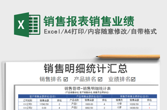 excel制作销售业绩龙虎榜