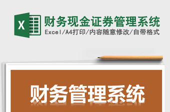 2022年財務現金證券管理系統