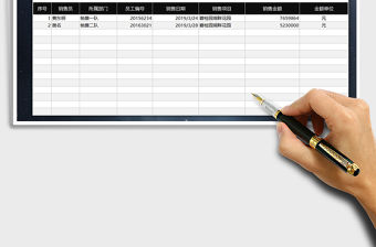 2021年銷售業務成交額統計表免費下載