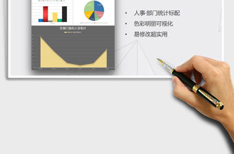 2021年人事統計部門入職離職圖表（可視化）免費下載