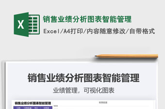 2021年銷售業績分析圖表智能管理