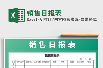 2022药品销售日报表