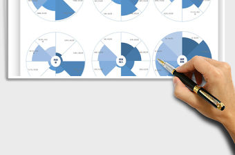 2021年利用玫瑰圖對比公司綜合能力