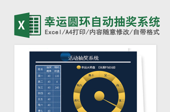 2021年幸運(yùn)圓環(huán)自動(dòng)抽獎(jiǎng)系統(tǒng)