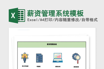 2021年薪資管理系統(tǒng)模板