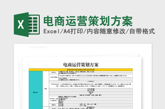 2021年電商運營策劃方案