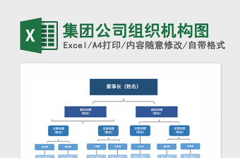 2021文明施工管理组织机构图 样表