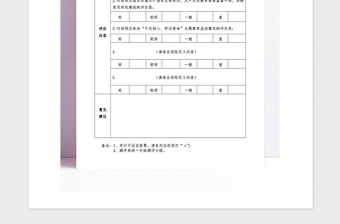 2021年黨組織書(shū)記抓黨建工作民主測(cè)評(píng)表