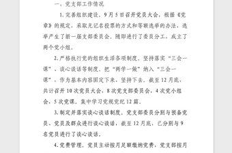 2019年黨支部年終工作總結(jié)