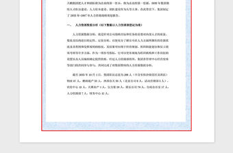 2021年某集團人力資源診斷改正報告