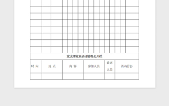 2021年黨員積分管理情況公示欄