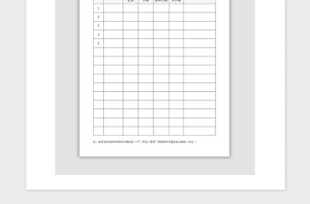 2021年民主評議黨員測評表