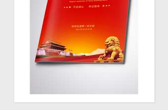 2021年黨政黨建工作報(bào)告封面