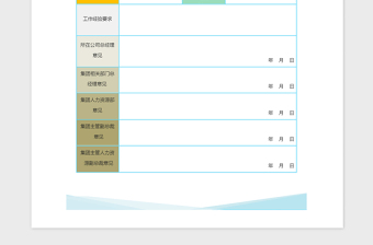 2021年集團公司招聘需求申請表(HR常用表格)