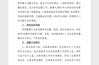 2021年關(guān)于黨建材料問題自查自糾專題報(bào)告