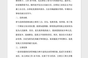 2021年黨政領(lǐng)導成員競聘演講詞