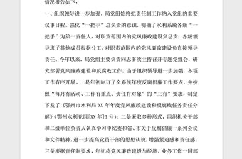 2021年落實黨風廉政建設責任制情況的自查報告