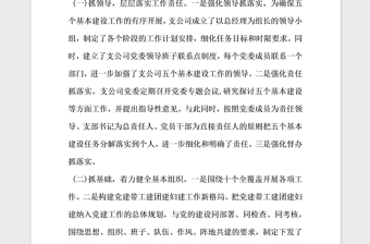 2021年開展基層黨組織建設(shè)工作自查報(bào)告