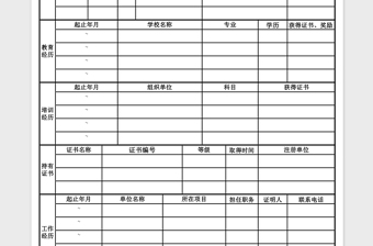 2021年应聘人员信息登记表面试录用审批表