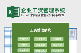 2021年企業工資管理系統