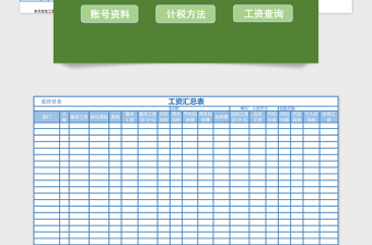 2021年企业工资管理系统