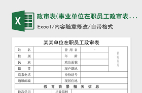 2022政審表黨的十一屆三中全會(huì)的態(tài)度