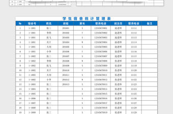 2021年住宿學生管理(簡潔好用宿舍管理系統)