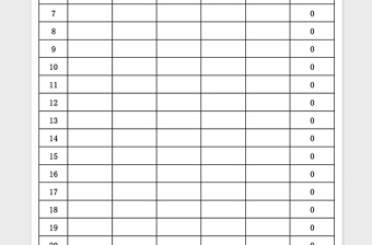 2021年幼兒園收費(fèi)登記表（自動(dòng)計(jì)算）