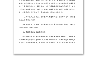 政法隊伍教育整頓專題民主生活會對照檢查材料匯編（4篇）