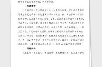 工作方案縣司法局政法隊伍教育整頓工作實(shí)施方案范文全縣司法系統(tǒng)