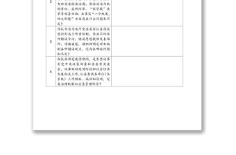 巡視組巡視調查問卷